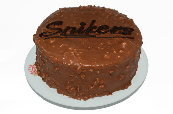 Tort "Snickers (şokolad çiz)"