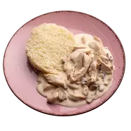 Курица под белым соусом Altyn açar 