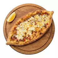 Пиде с нарезным мясом и сыром Altyn açar 