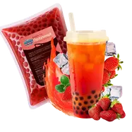 Bubble tea с клубникой 500 мл Altyn açar 