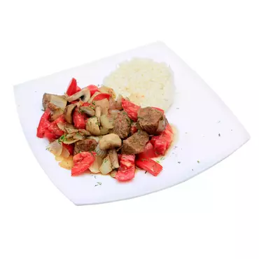 Мясо с грибами Altyn açar 