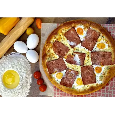 Pizza karbonara aralyk Altyn açar 