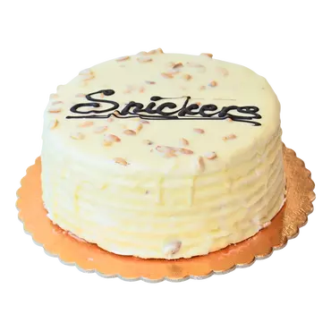 Торт "сникерс чиз с белым шоколадом" Altyn açar 