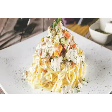 Pasta "karbonara" Altyn açar 