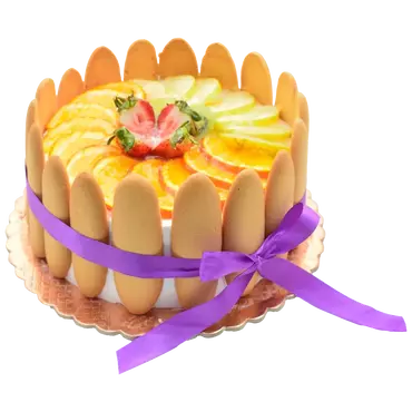 Торт "фруктовая корзинка" Altyn açar 