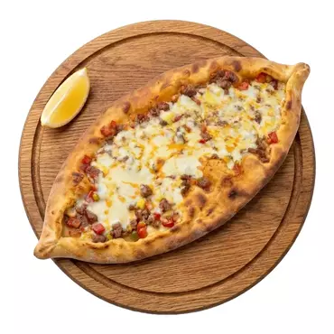 Пиде с нарезным мясом и сыром Altyn açar 