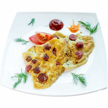 Омлет с сосисками Altyn açar 