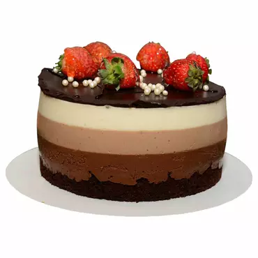 "tri şokolada bento" tort, 1kg Altyn açar 