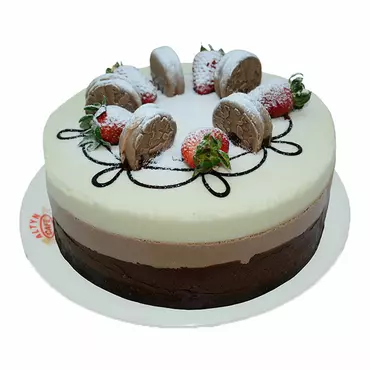 "üç şokolad" tort, 1kg Altyn açar 