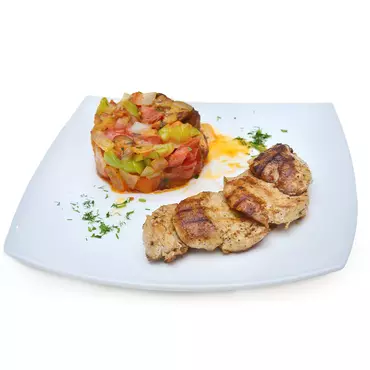 Куриная грудка с овощами Altyn açar 