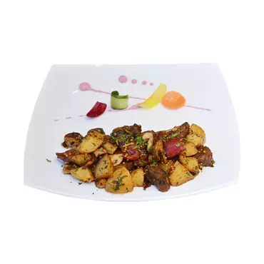 Телятина с картофелем и грибами Altyn açar 