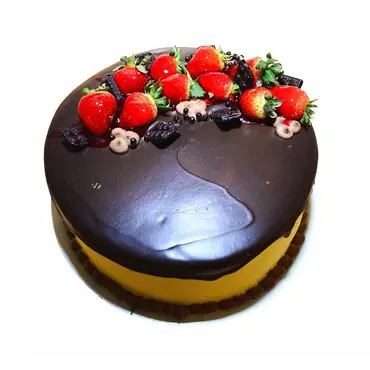 Торт "клубника в шоколаде" Altyn açar 