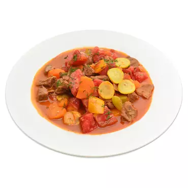 Тушеная говядина с кабачками Altyn açar 