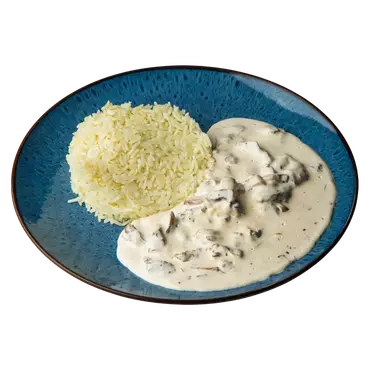 Мясо под белым соусом Altyn açar 