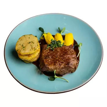 Стейк с картофелем Altyn açar 