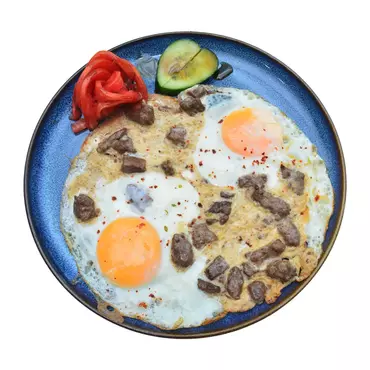 Яичница с говурдаком Altyn açar 