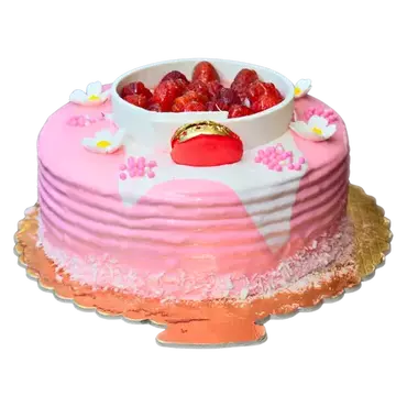 Торт "клубника йогурт" Altyn açar 