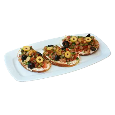 Bruskettlar "tomato" Altyn a&ccedil;ar 