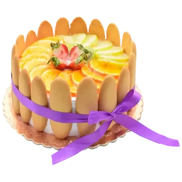 Торт "фруктовая корзинка" Altyn açar 