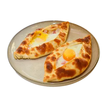 Мини хачапури с яйцом и ветчиной 2 шт Altyn açar 
