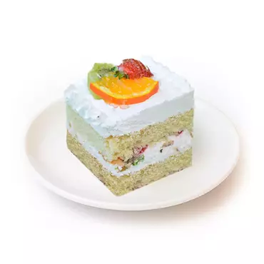 Пирожное "банан и клубника" (премиум) Altyn açar 