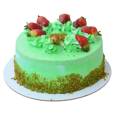 Торт "фисташка клубника" премиум Altyn açar 