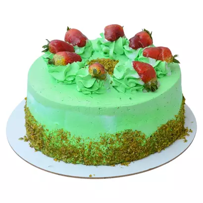 Торт "фисташка клубника" премиум Altyn açar 