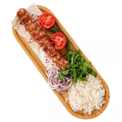 Адана-кебаб люля куриное (с лавашом) Altyn açar 