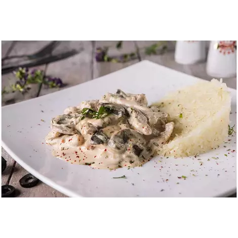 Мясо под белым соусом Altyn açar 