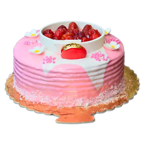 Торт "клубника йогурт" Altyn açar Altyn açar (30мкр)  Торт "клубника йогурт" Altyn açar