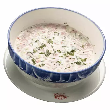 Окрошка с колбасой Altyn açar 