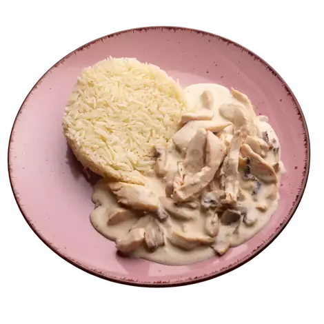 Курица под белым соусом Altyn açar 