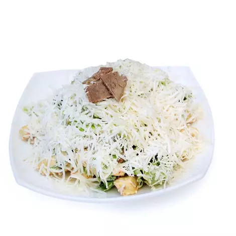 Салат "цезарь с мясом"  