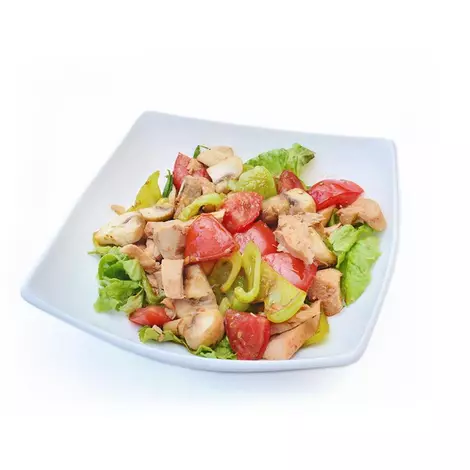 Тёплый куриный салат Altyn açar 