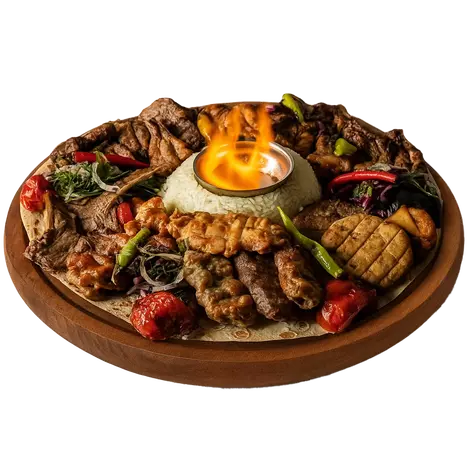 Şaşlyk аssorti (ortaça podnos) Altyn açar 