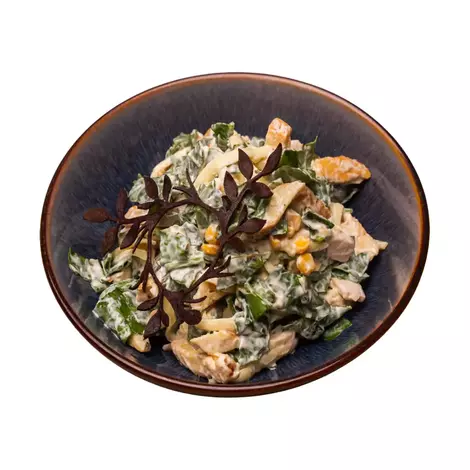 Салат "цезарь с курицей"  