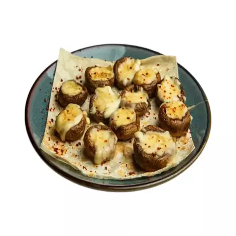 Mangalda bişirilen peýnirli kömelekler Altyn açar 