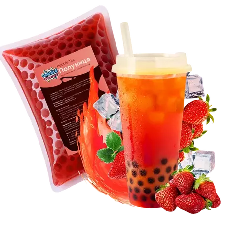 Bubble tea с клубникой 500 мл Altyn açar 