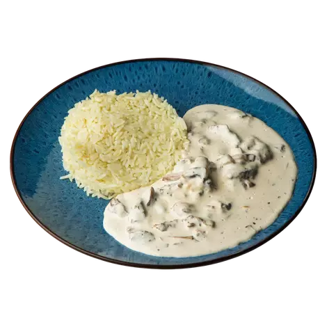 Мясо под белым соусом Altyn açar 