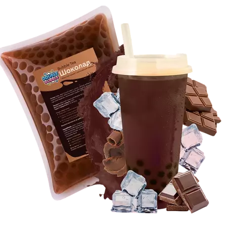 Bubble tea шоколадный 500 мл Altyn açar 
