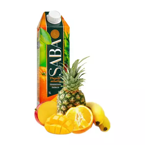Saba "мультифрукт" сок 1л Saba 