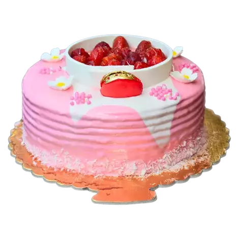 Торт "клубника йогурт" Altyn açar 