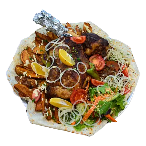 Запеченная баранья нога по-восточному Altyn açar 