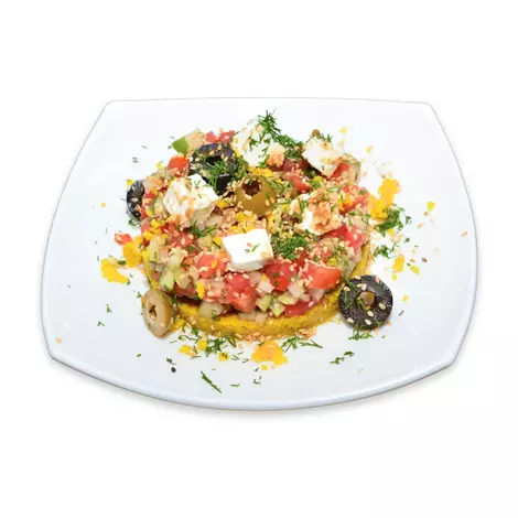 Легкий салат с булгуром Altyn açar 