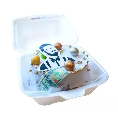 Торт мини бенто "супер сникерс", 1шт  