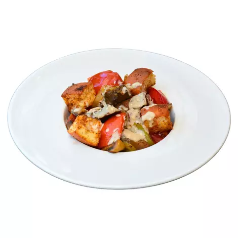 Теплый салат "биф" Altyn açar 