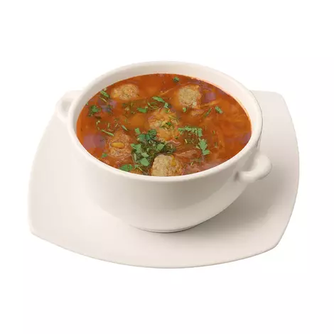 Суп с фрикадельками Altyn açar 