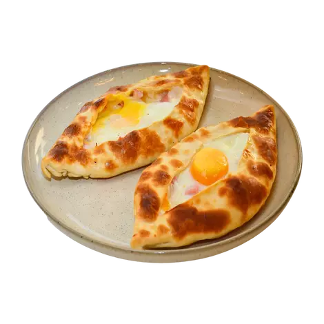 Мини хачапури с яйцом и ветчиной 2 шт Altyn açar 