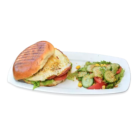 Утренний бургер "morning ban" Altyn açar 