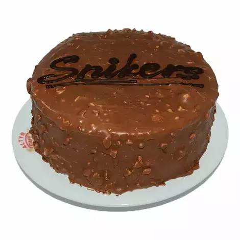 Торт "сникерс шоколадный чиз" Altyn açar 